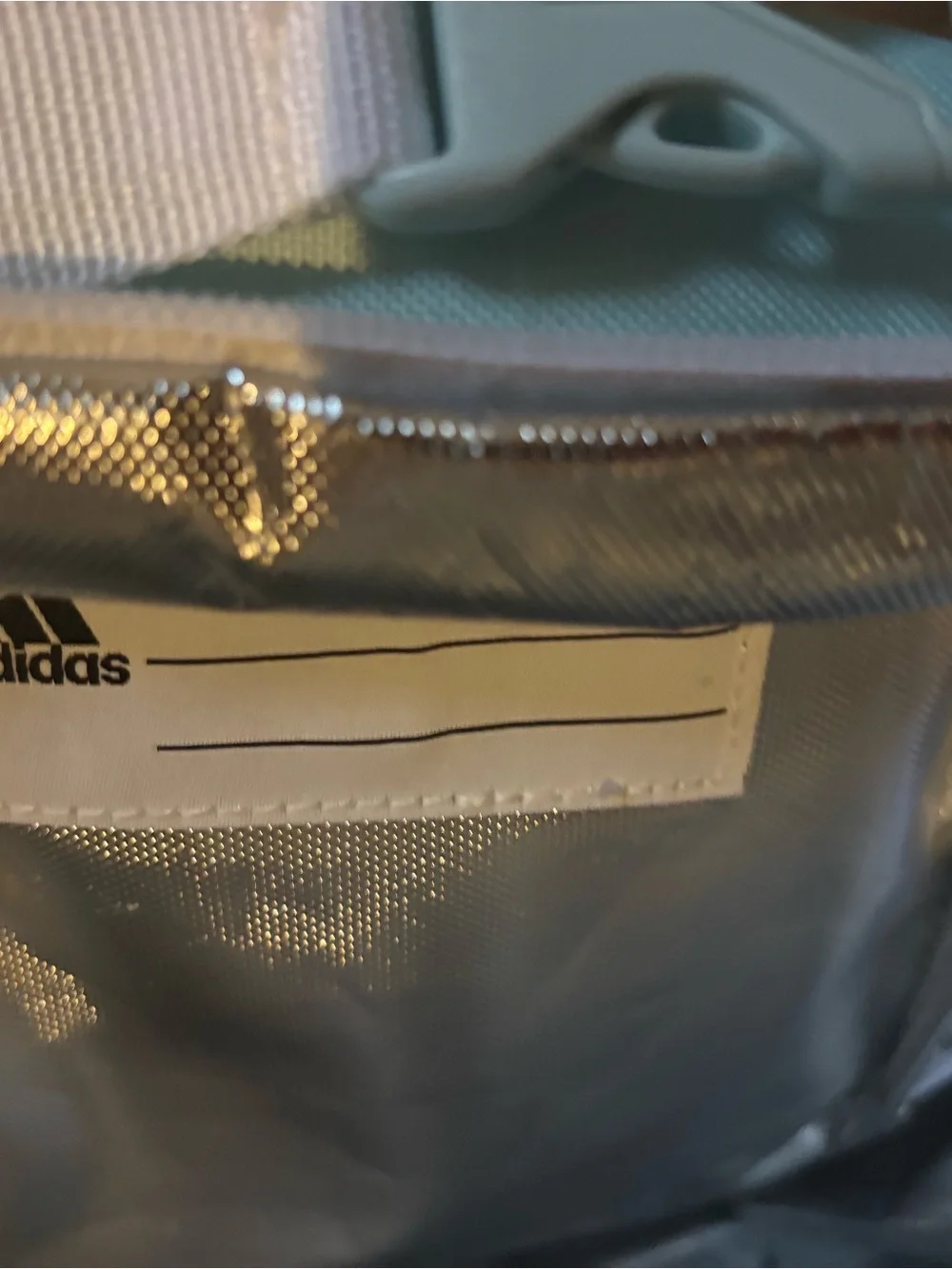 adidas Mint Blue Lunch bag  with White Logo